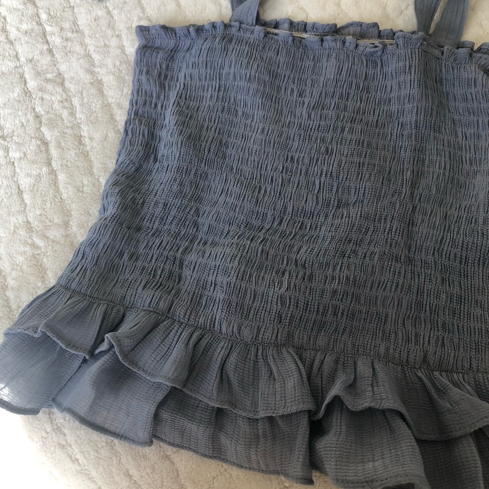 NEW blue tie straps princess polly tank top - Picture 10 of 12